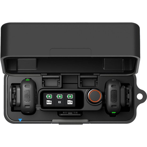 PULUZ Silicone Charging Case Protective Cover for DJI Mic 3 (Black)
