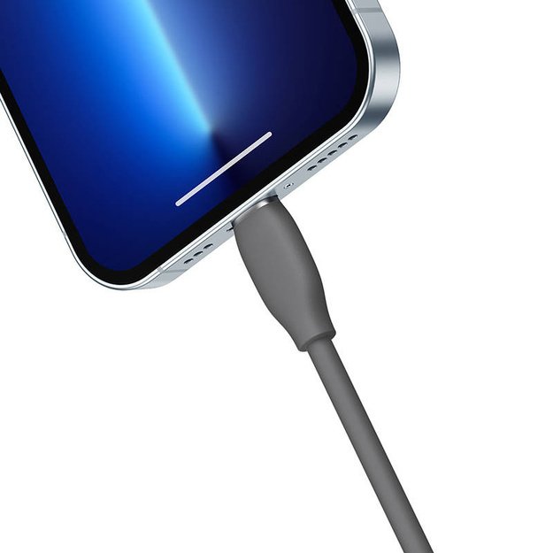 Baseus Jelly  cable USB to Lightning, 2,4A, 1,2m (black)