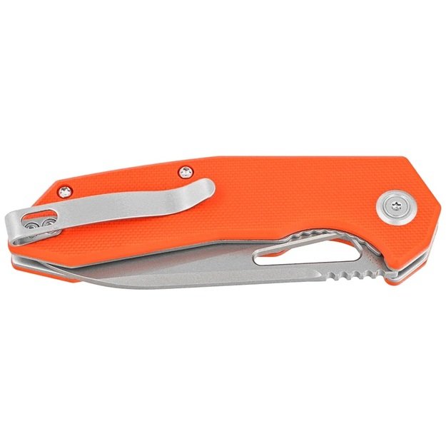 Складной нож Kubey Vagrant Orange из материала G10 с пескоструйной обработкой 14C28N от Максима Ткачука (KU291L)