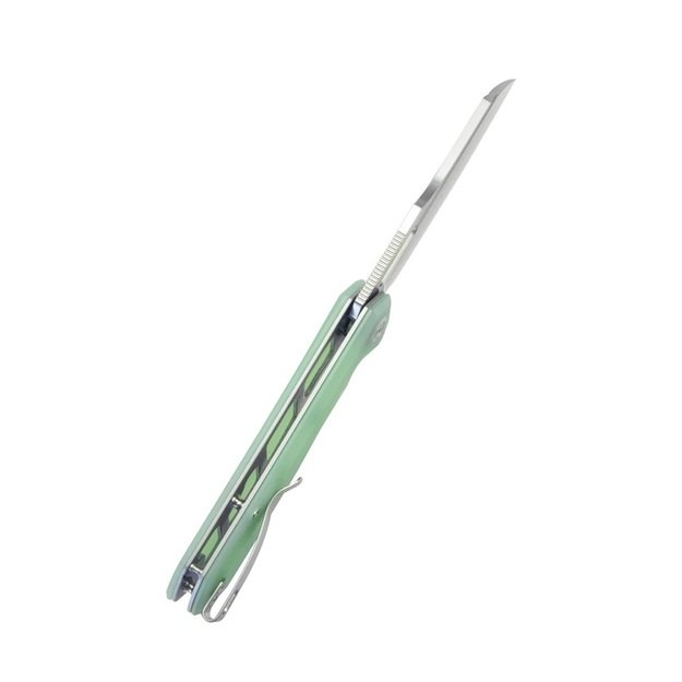 Складной нож Kubey Atlas Jade G10, Satin 14C28N от Jelly Jerry (KU328I)