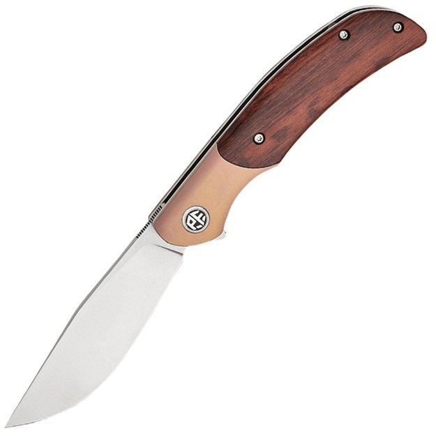 Petrified Fish Hourglass Складной нож Snakewood and Titanium PFP09SNWO