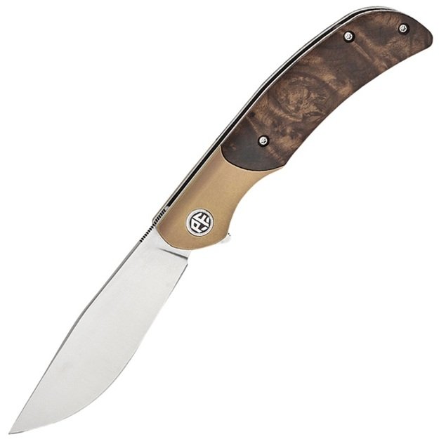 Petrified Fish Hourglass Складной нож Gall Wood and Titanium PFP09GAWO
