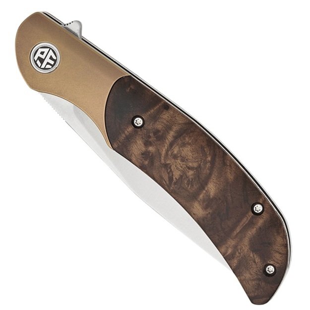 Petrified Fish Hourglass Складной нож Gall Wood and Titanium PFP09GAWO