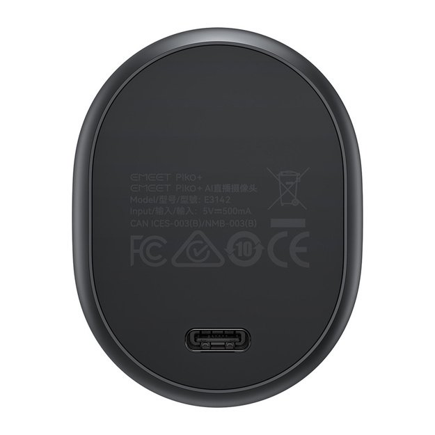 EMEET Piko Webcam (Black)