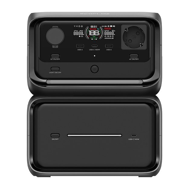 EcoFlow River 3 Max Plus 858Wh Power Station (Wireless)