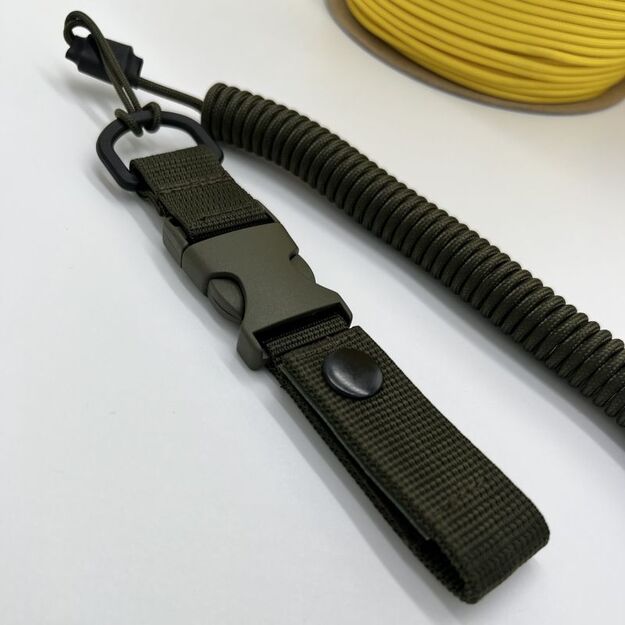 Быстросъемный спиральный шнур 2.0, Army Green