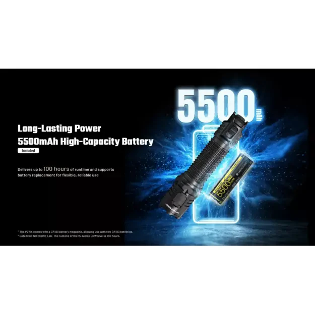 Тактический светодиодный фонарь Nitecore P27iX, 5000 люмен