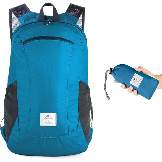 Ультралегкий складной туристический рюкзак Naturehike Yunyan NH17A012-B 18Л, Синий