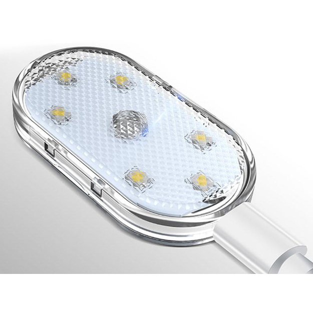 Automobilio vidaus apšvietimo 6LED RGB lemputė