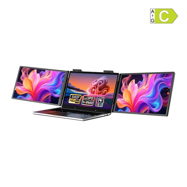 Portable monitorZEUSLAP ZB14 dual 14  portable monitor