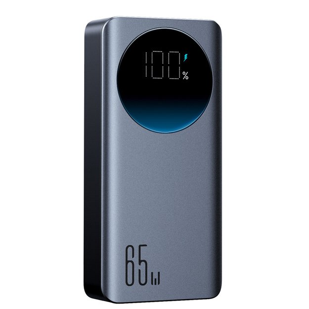 Joyroom JR-PBF05 Pro 30000mAh 65W išorinė baterija su skaitmeniniu ekranu, 2x USB-C ir 1x USB-A, juoda