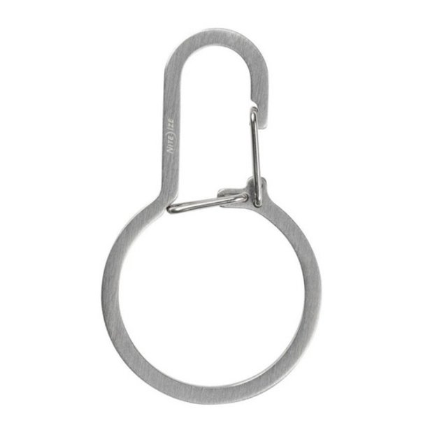Nite Ize – DualPass Dual Chamber Carabiner – Steel – Silver – DDK-11-R3