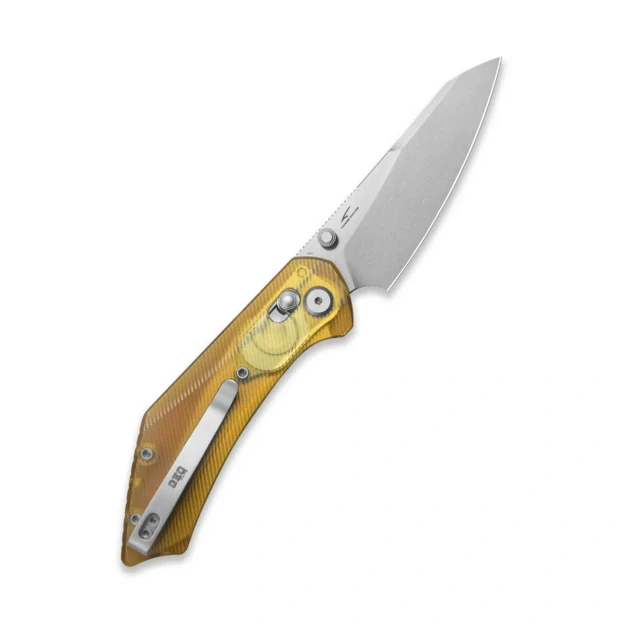 Geo Knife DIVID sulenkiamas peilis Stonewash M390 Blade, Ultem GEO2507K
