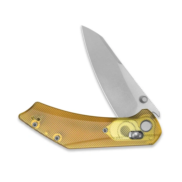 Geo Knife DIVID sulenkiamas peilis Stonewash M390 Blade, Ultem GEO2507K
