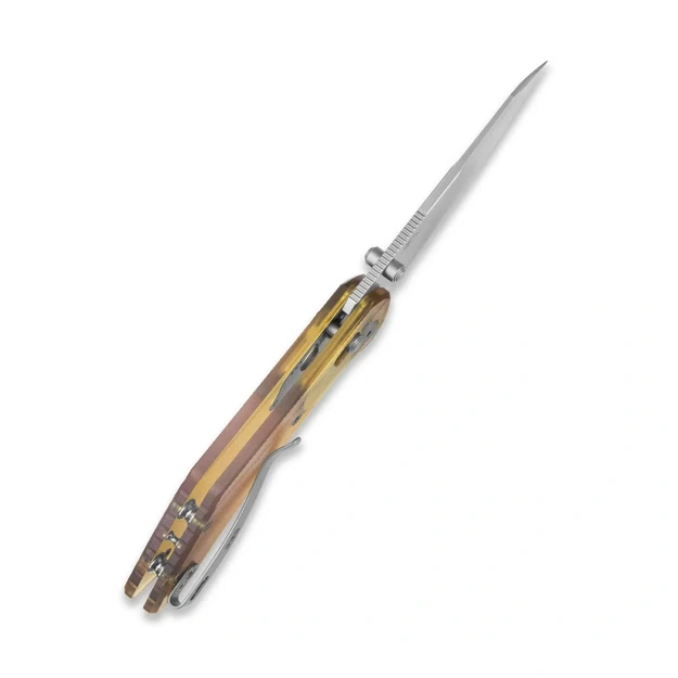 Geo Knife DIVID sulenkiamas peilis Stonewash M390 Blade, Ultem GEO2507K