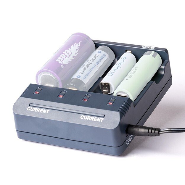 Opus BC1000 universalus įkroviklis NIMH/NiCd ir Li-Ion baterijoms 500513