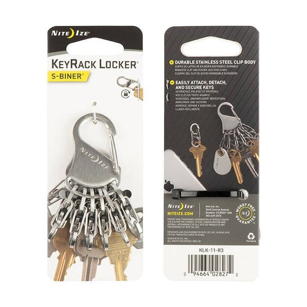 Nite Ize KeyRack Locker Steel pakabukas raktams KLK-11-R3