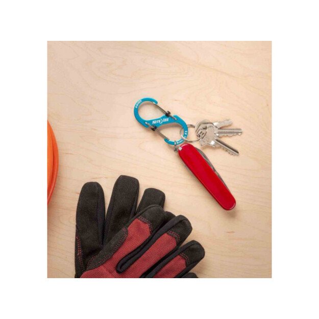 Nite Ize S-Biner® SlideLock® Aluminum #3 - Blue - LSBA3-03-R6