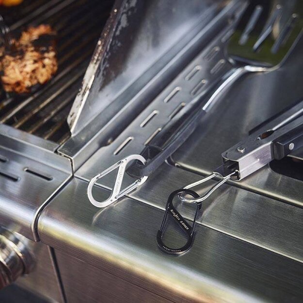 Nite Ize - S-Biner #1 - juodų karabinų komplektas - SB1-2PK-01