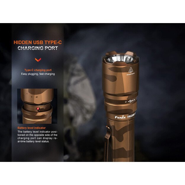 Fenix ​​TK20R UE SFT70 LED žibintuvėlis Camo