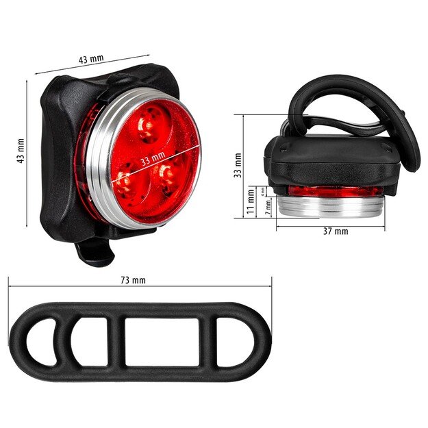 Vayox Bicycle lamp VA0117 USB