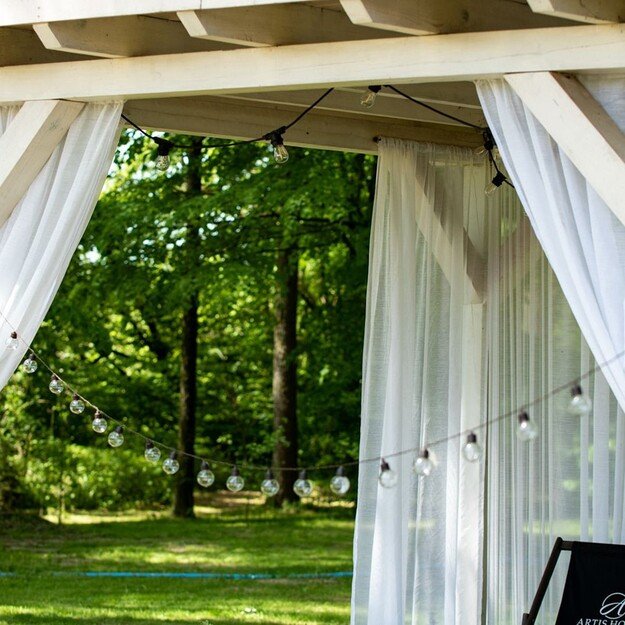 GLADI 2 30LED G40 10.6 m lauko lempučių girlianda su saulės baterija