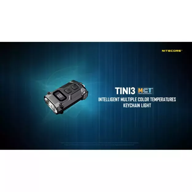 Nitecore TINI 3 LED Flashlight 600lm Orange