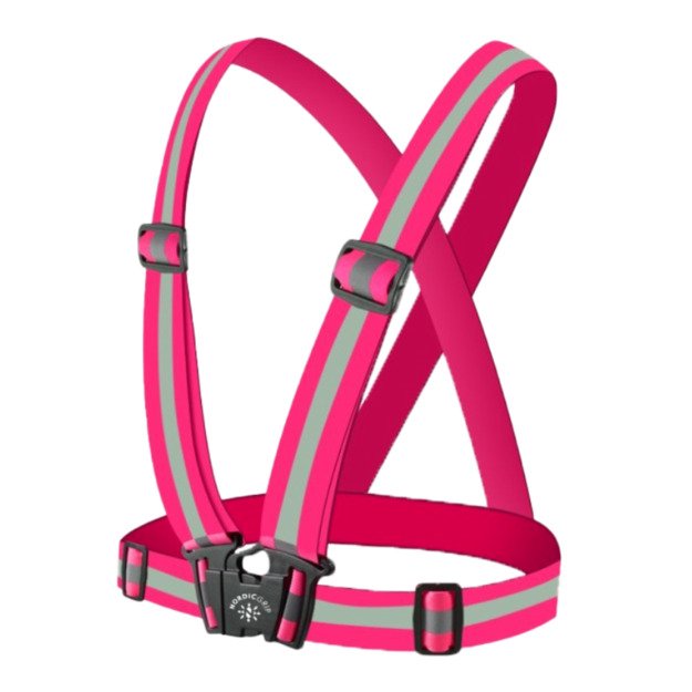 Vaikiška šviesą atspindinti liemenė Nordic Grip Reflective vest Kids - Rožinė