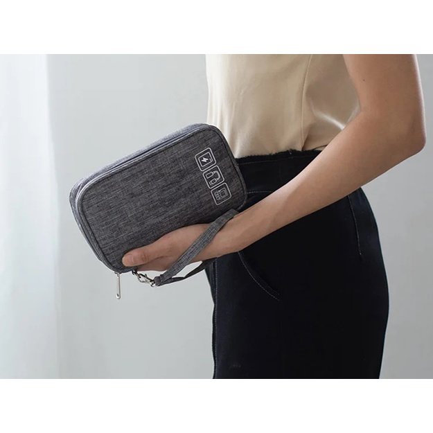 Travel Mini Storage Case Grey