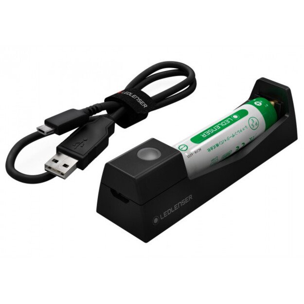 Комплект зарядного устройства и аккумулятора для моделей Ledlenser MH3/4/5 500986