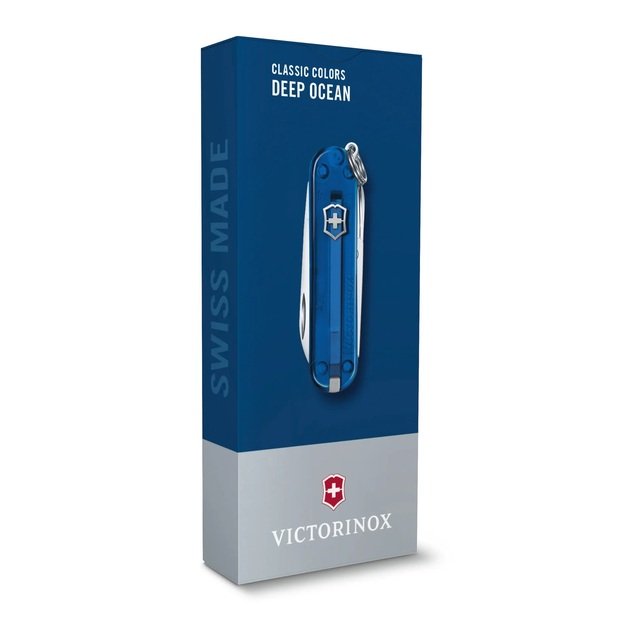 Карманный нож Victorinox CLASSIC SD TRANSPARENT COLORS 0.6223.T2G Deep Ocean