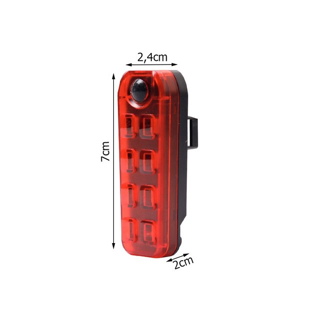 Велосипед задний свет LED USB CANDY