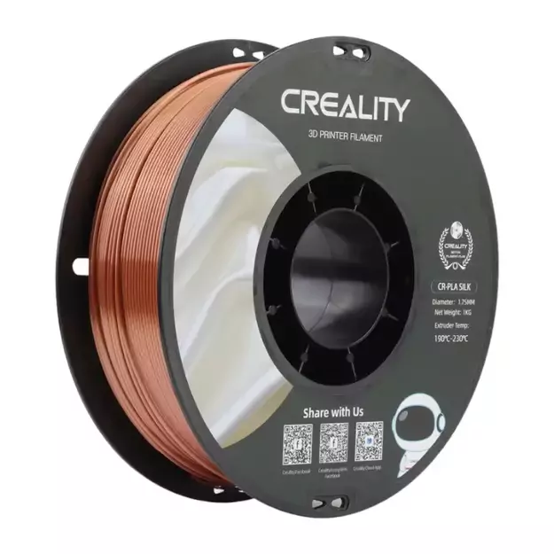 CR-Silk PLA Filament Creality (Red Copper)