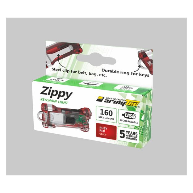Фонарь Armytek Zippy, красный
