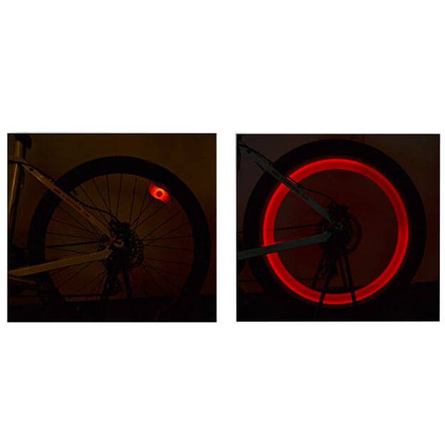 Dviračio rato apšvietimas LED RAUDONA