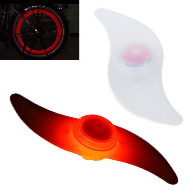 Dviračio rato apšvietimas LED RAUDONA