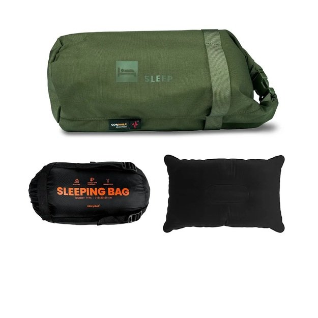 Help Bag Essential emergency kit Olive green