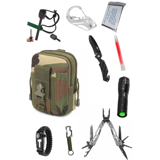 Набор для выживания в чрезвычайных ситуациях и на природе