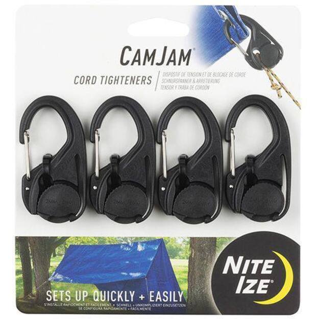 Nite Ize CamJam Reguliuojama stovyklavimo sagtis 4 vnt. NCJ-01-4R3
