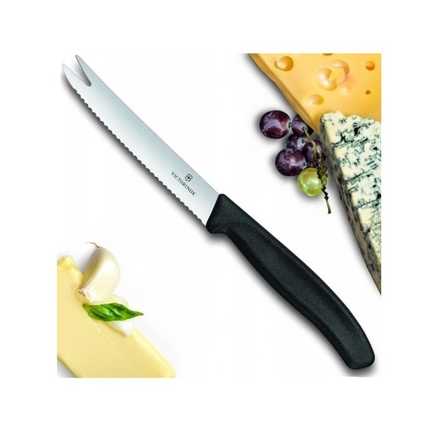 Victorinox Swiss Classic sūrio ir dešros peilis Juodas 6.7863