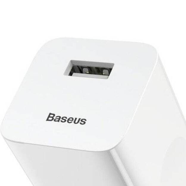 Baseus greitasis įkroviklis USB 3.0 - baltas