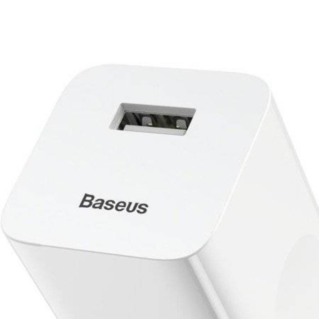 Baseus greitasis įkroviklis USB 3.0 - baltas