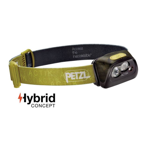 PETZL Actik prožektorius ant galvos, žalias