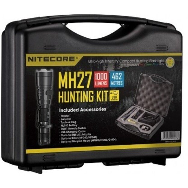 Nitecore MH27 Hunting Kit rinkinys