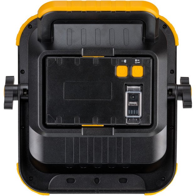 Mobilus pakraunamas LED šviestuvas su Bluetooth garsiakalbiais