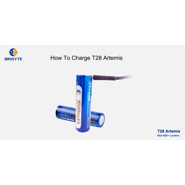 Brinyte T28 Artemis žibintuvėlis