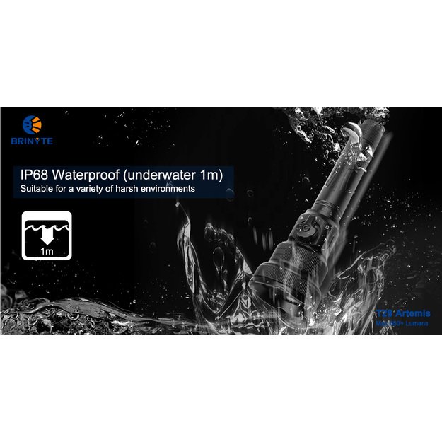Brinyte T28 Artemis žibintuvėlis
