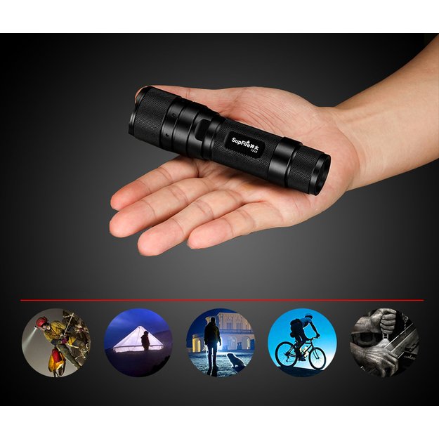Supfire F3-L2, ZOOM, 1100lm, 300m žibintuvėlis