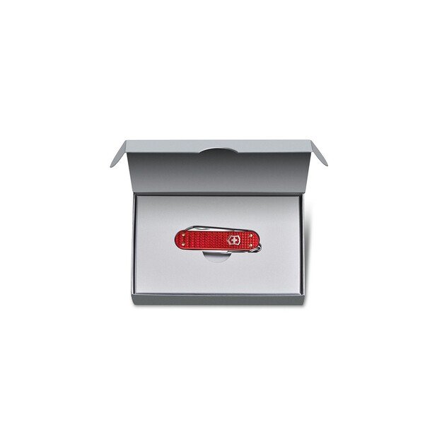 Victorinox Classic Precious Alox kišeninis daugiafunkcinis peiliukas - Iconic Red 0.6221.401G