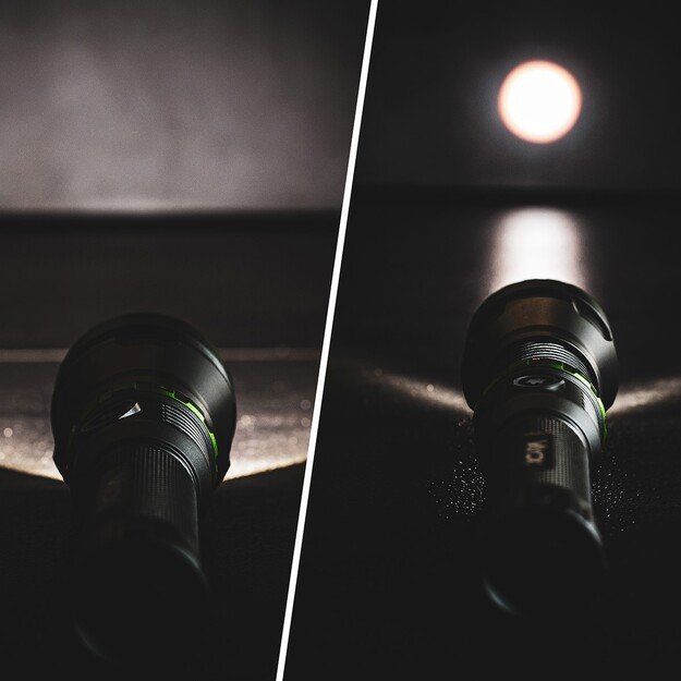 Vayox Pro serijos taktinis žibintuvėlis 1000lm IPX7 10W LED SMD VA0363